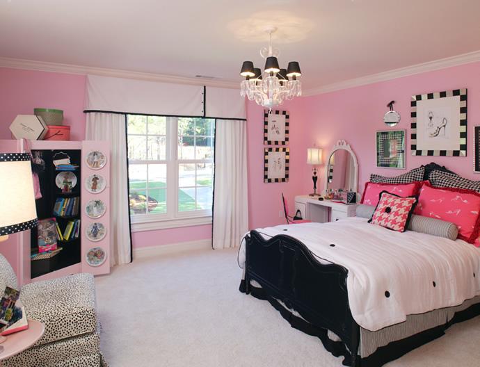 Pink Teenage Girl Bedroom Ideas