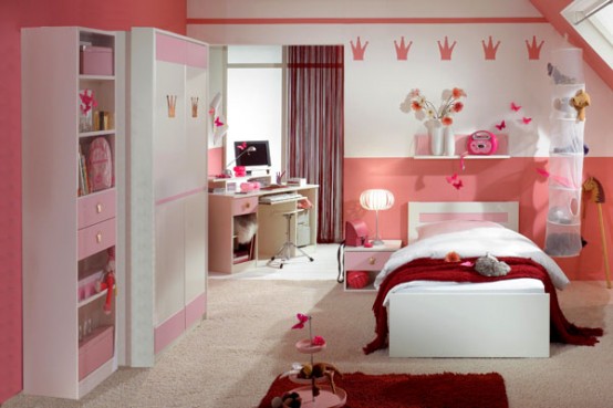 With an elegant costume closet and curtained off stage complete with seats for an adoring. Girls Pink Bedroom Designs . 15 Cool Ideas For Pink Girls Bedrooms | Home Design ...