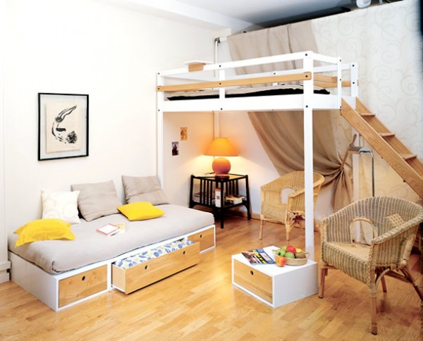 Space-Saving Ideas for Small Bedroom | Home Design, Garden ...