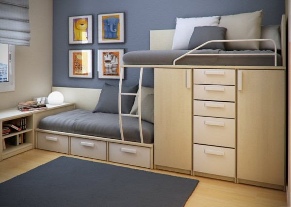 Space-Saving Ideas for Small Bedroom | Home Design, Garden ...