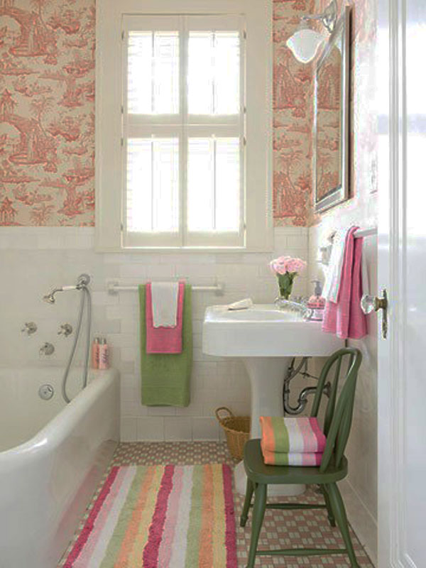 30 Small and Functional Bathroom Design Ideas | Home Design, Garden