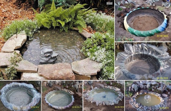DIY Small Garden Pond