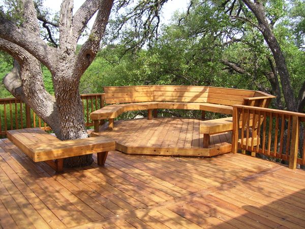 garden design tool online Wooden Back Yard Deck Ideas | 600 x 450