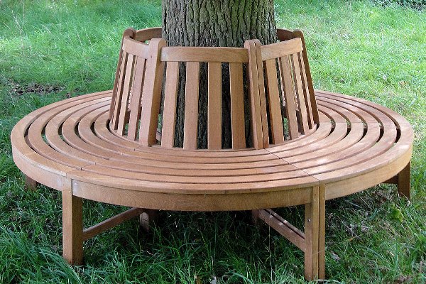PDF Plans Circular Tree Bench Download DIY Child Step Stool Chair 