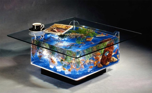 Aquarium Furniture: Creative Coffee Table Aquarium | Home ...