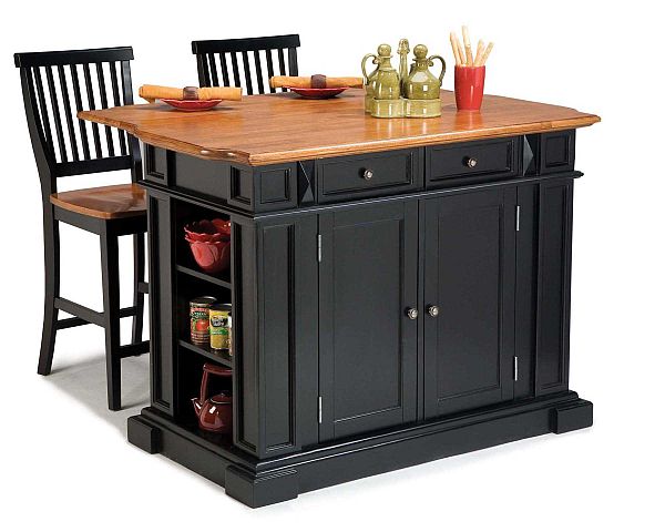 home styles kitchen island with bar stools
