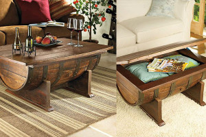 Whiskey Barrel Coffee Table