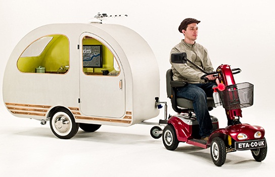 Mobility-scooter-caravan