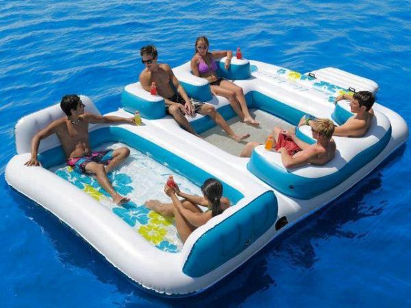 Inflatable-floating -island