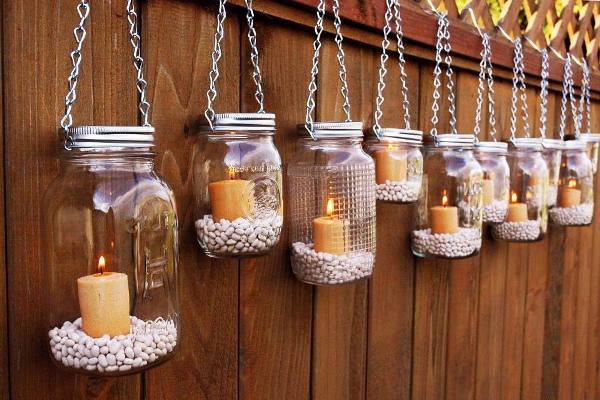 hanging-mason-jars-with-pebbles-and-candles-5