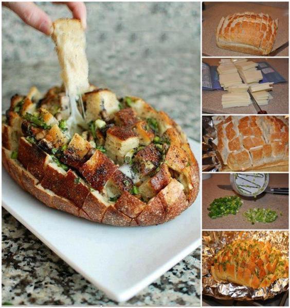 Cheesey-Mushroom-Pull-Apart-Bread