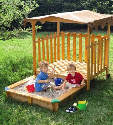 Cabana with Sand Pit: Perfect Place to Play for Children's