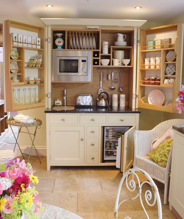 Kitchen-in-a-cupboard