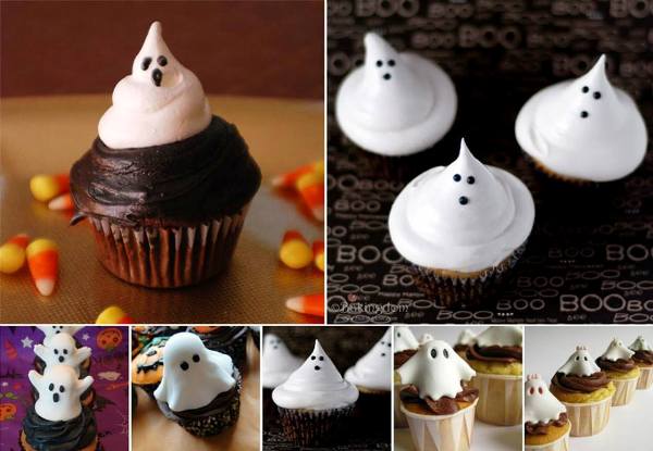 Halloween Ghost Cupcakes