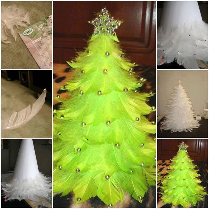 DIY-Feather-Christmas-Tree