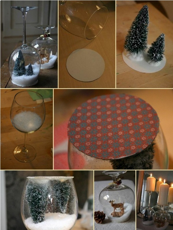 Stemware-Snow-Globes