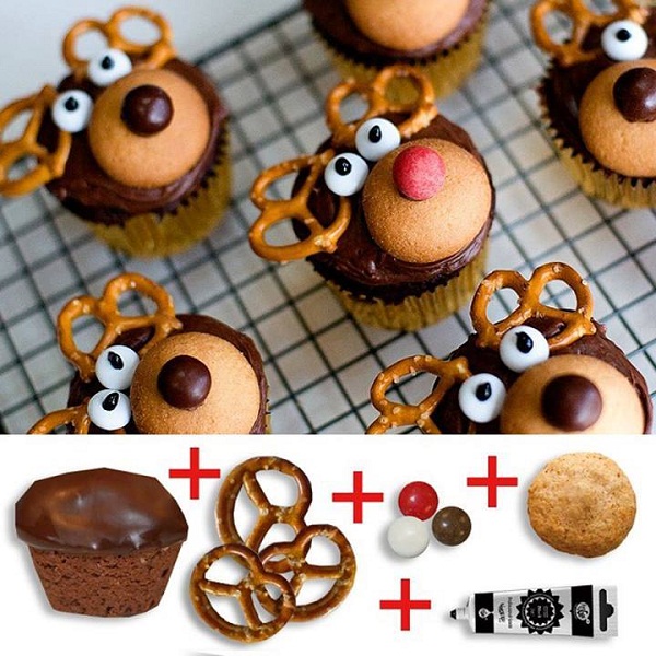 Reindeer-Cupcakes