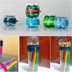 Plastic-Bottle Zipper Container Tutorial
