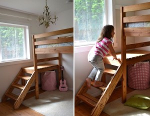 DIY Camp Loft Bed