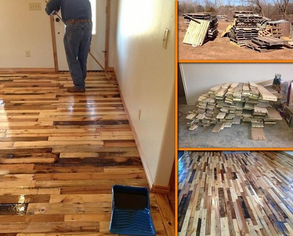 DIY Pallet Flooring | Home Design, Garden & Architecture Blog Magazine