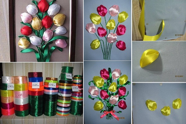 DIY-Simple-Ribbon-Tulip-Flower-home