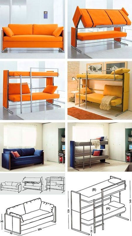 Sofa-bunk-beds