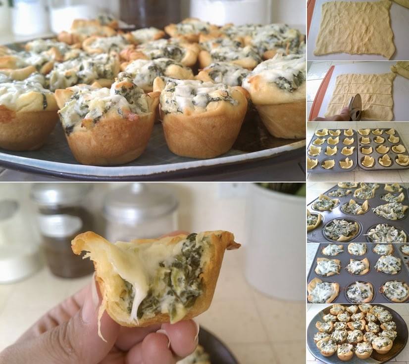 Spinach-Artichoke-Bites