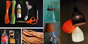 DIY Paper Yarn Lamp | Home Design, Garden & Architecture Blog Magazine