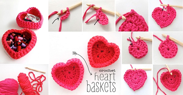 crochet-heart-basket
