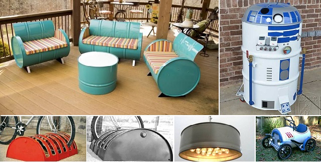 55 Gallon Metal Drum Project Ideas | Home Design, Garden & Architecture ...