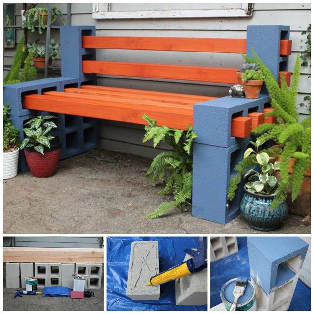 Simple-Outdoor-Bench