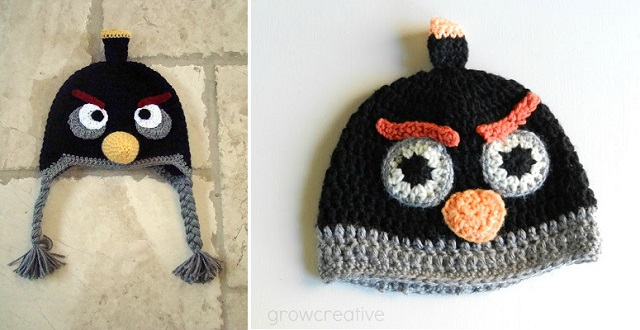 Black-Angry-Birds-Hat