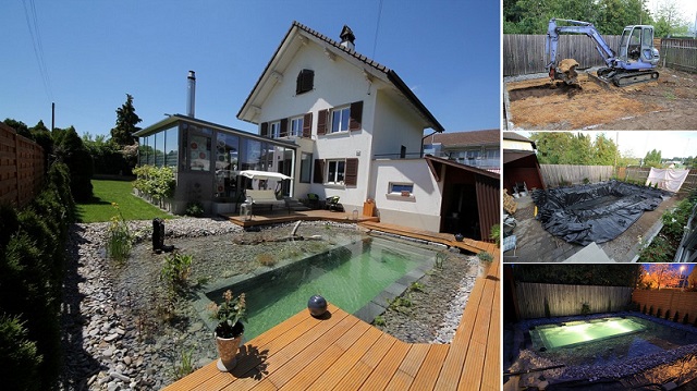 How to Build a Natural Swimming Pond | Home Design, Garden ...
