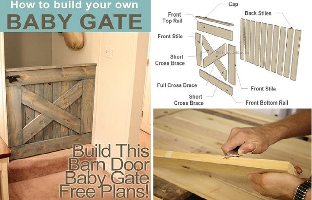 DIY Barn Door Baby Gate Free Plans Home Design Garden DIY Barn Door Baby Gate Free Plans Home Design Garden