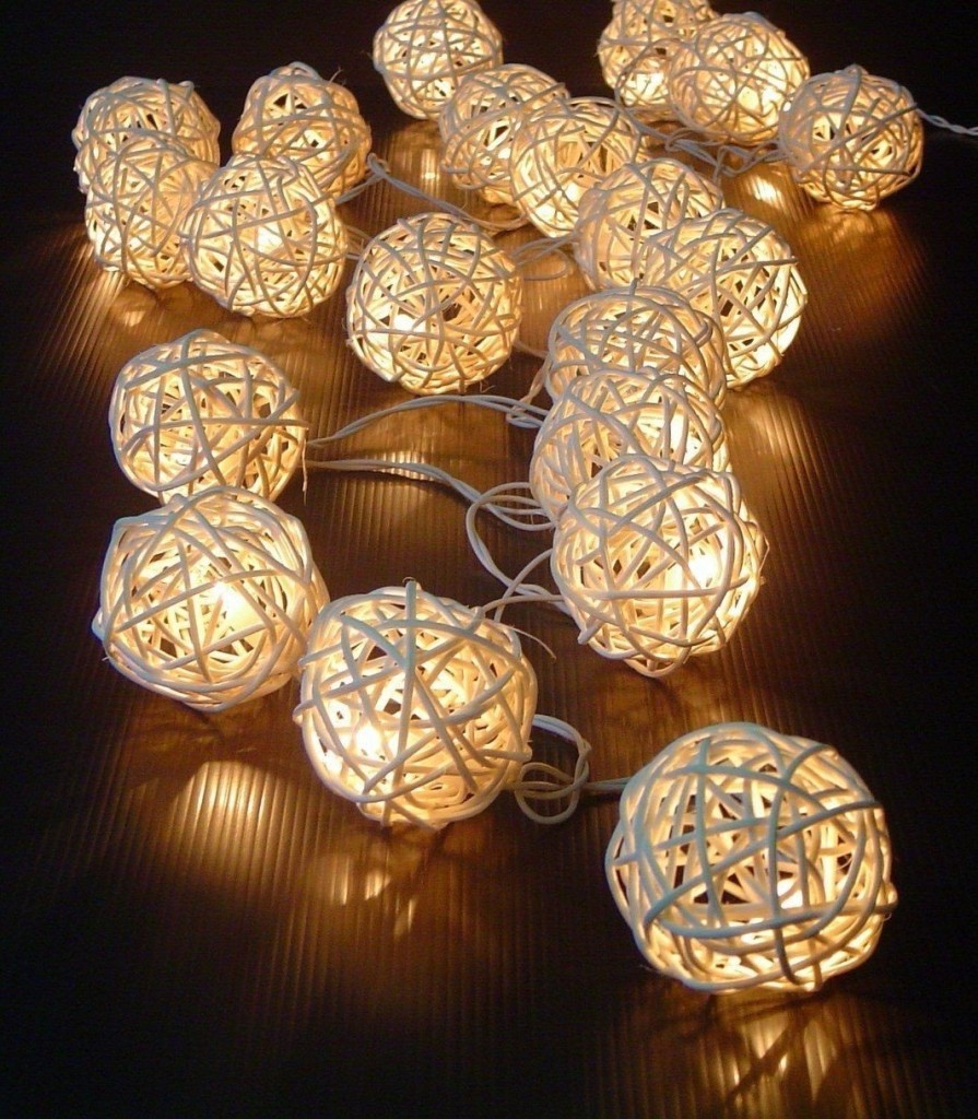 DIY Rattan Ball Patio Lights | Home Design, Garden & Architecture Blog ...