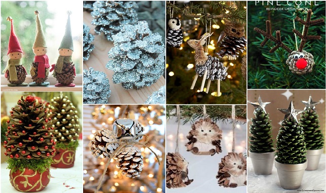 DIY Pine Cone Crafts To Decorate Your Home | Home Design, Garden ...