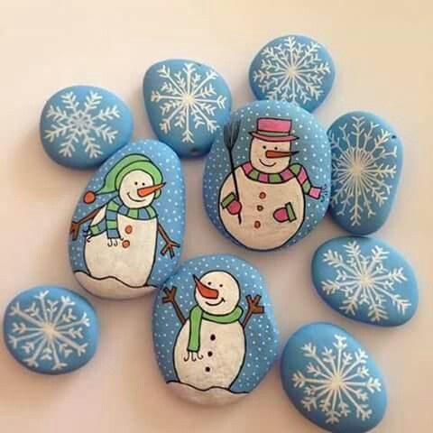Try these Cute Christmas Rock Painting ideas for Kids | Home Design ...