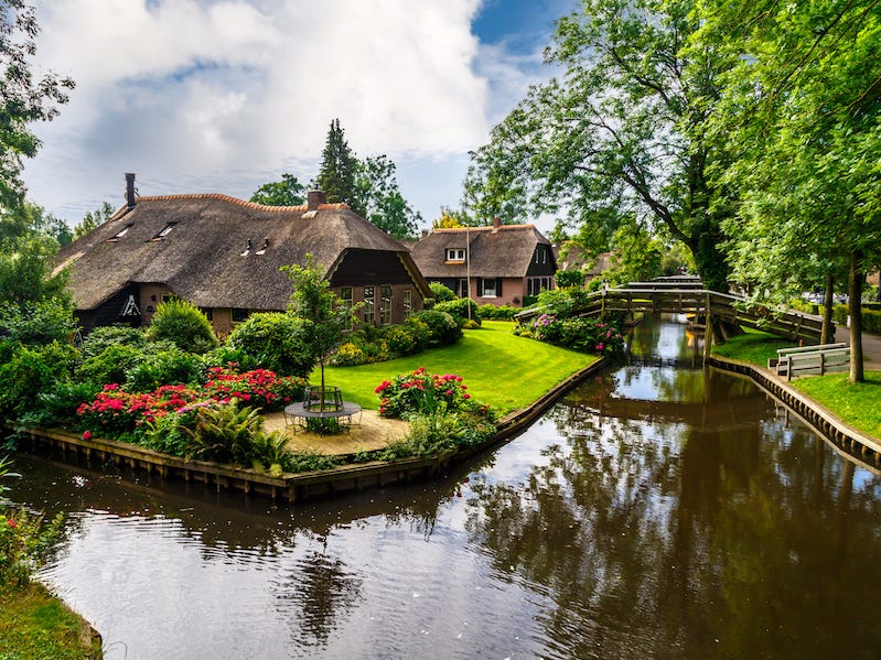 There’s a Magical Little Town in the Netherlands Sitting On Calm Waters ...