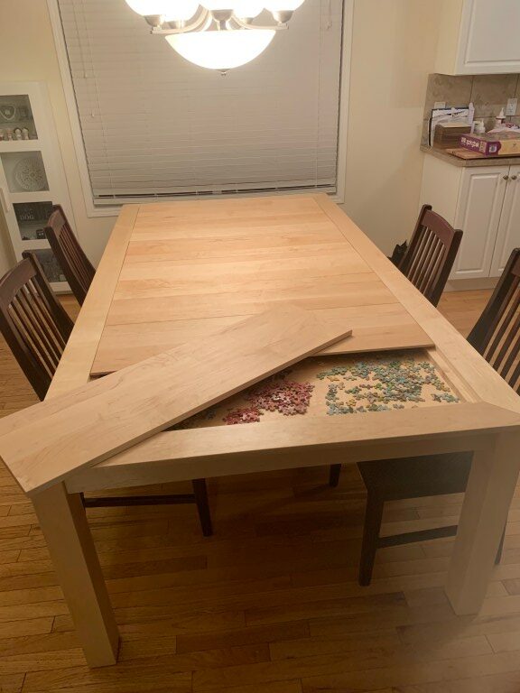 puzzle keeper table