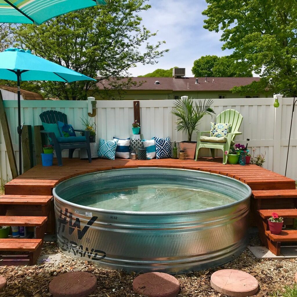 DIY Stock Tank pool | Home Design, Garden & Architecture Blog Magazine