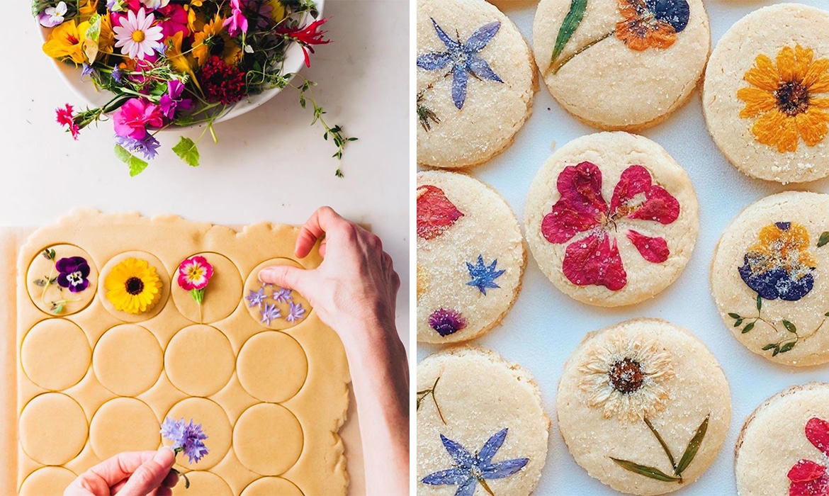 Edible Flower-Pressed Shortbread Cookies – Herbal Academy