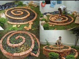 spiral garden plans