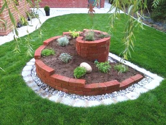 spiral garden plans