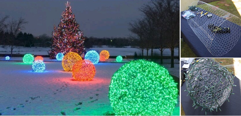 Chicken Wire Christmas Balls Home Design Garden And Architecture Blog Magazine 5163