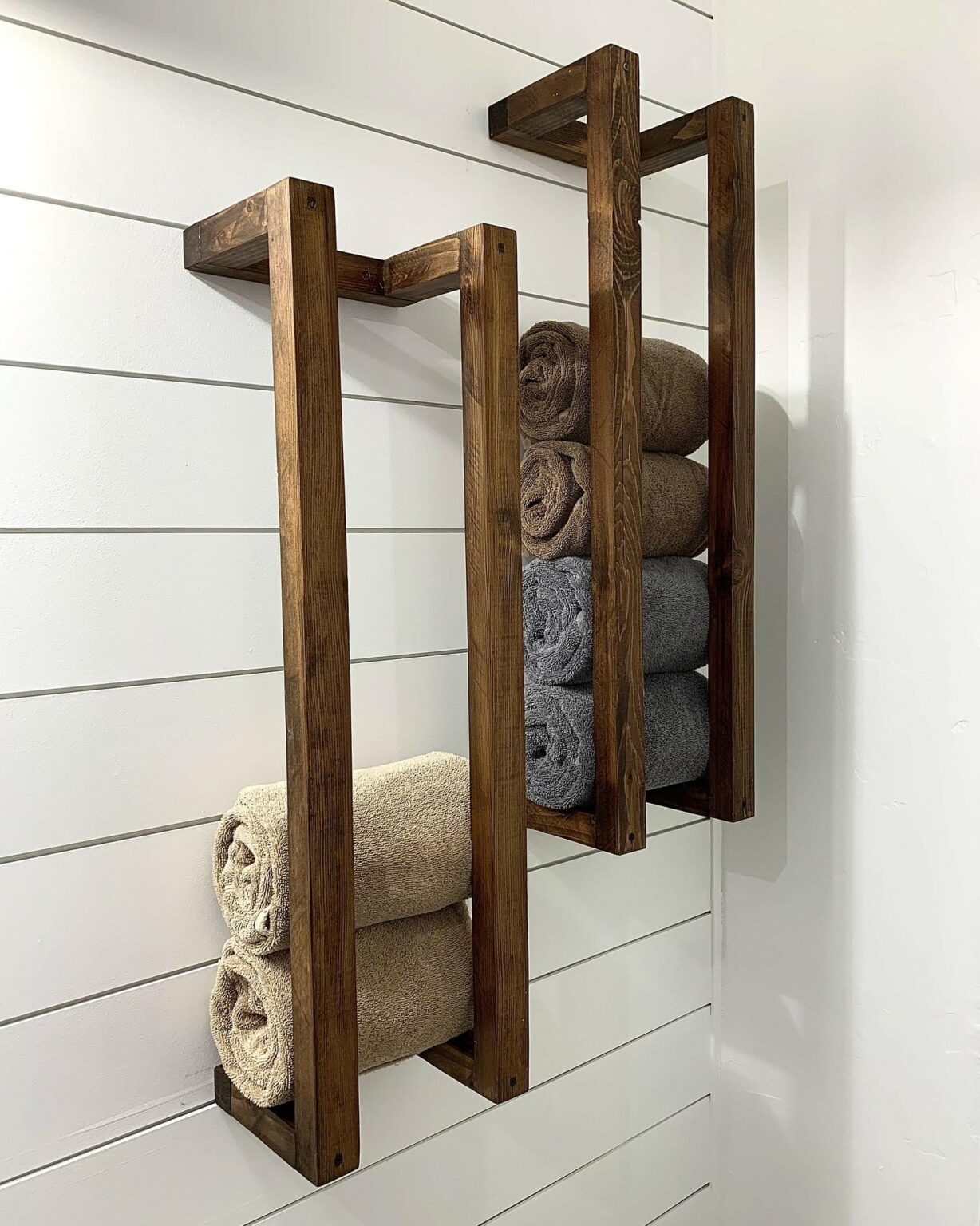 Wooden towel rack plans