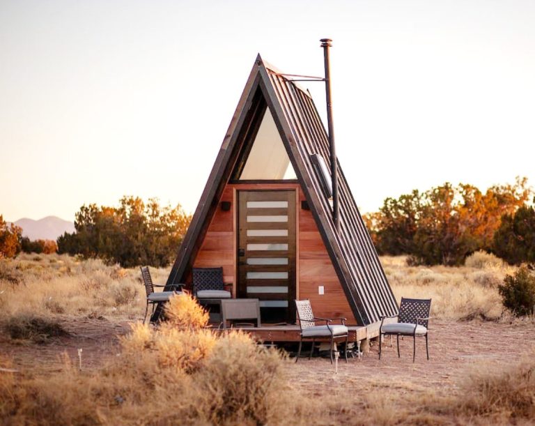 Tiny A-Frame Cabin DIY Plans | Home Design, Garden & Architecture Blog ...