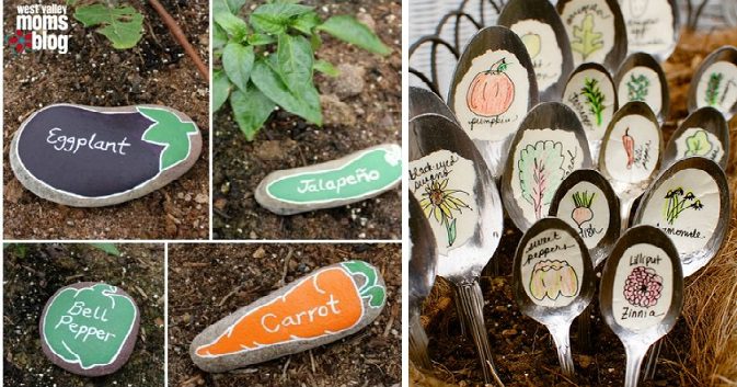 Garden markers are a great tool that can identify your plants | Home ...