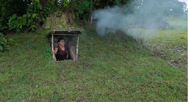 Girl Living Off Grid Built The Most Secret Underground Tunnel Shelter ...