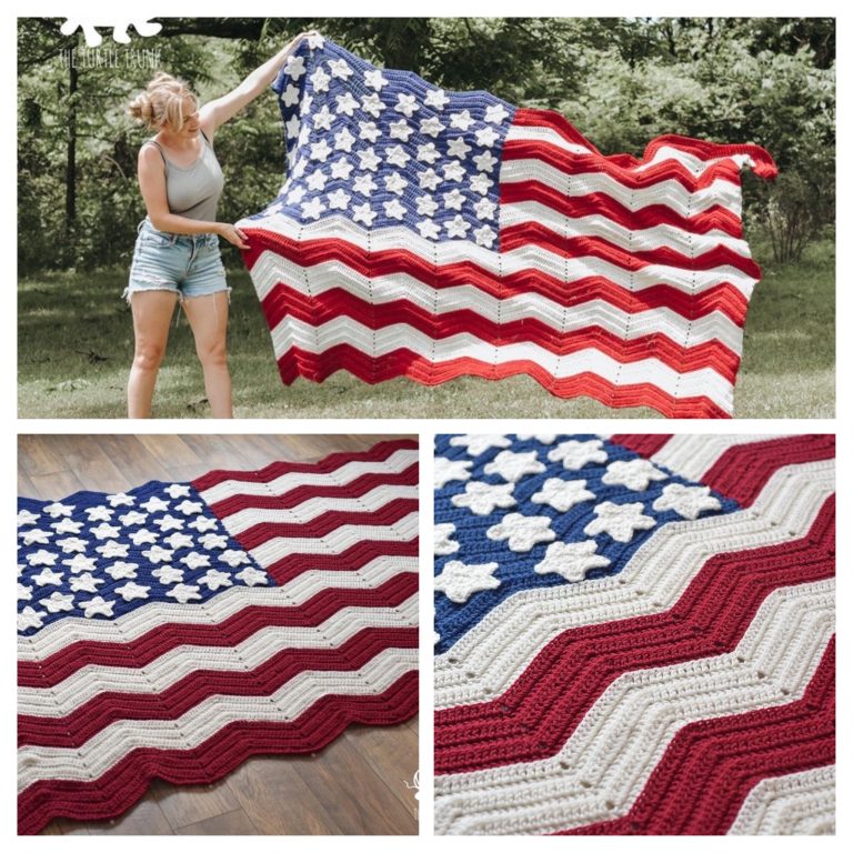 American Flag Blanket Crochet Pattern Home Design, Garden