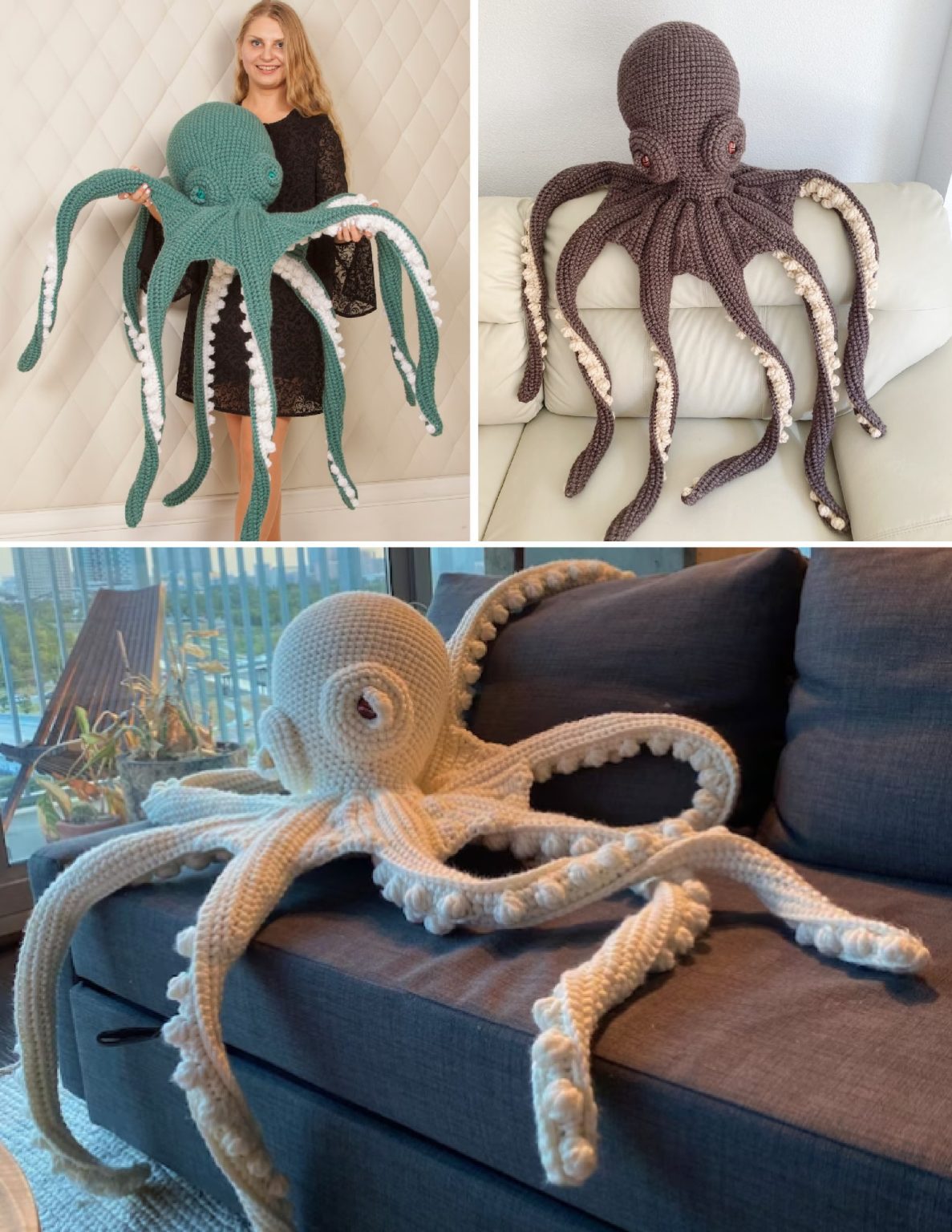 You Can Buy A Giant Crocheted Octopus And It’s Totally Adorable! | Home ...